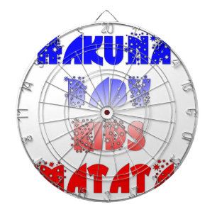 Hakuna Matata Baby & Kids: French Colour Design Dartboard