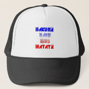 Hakuna Matata Baby & Kids: French Colour Design Trucker Hat