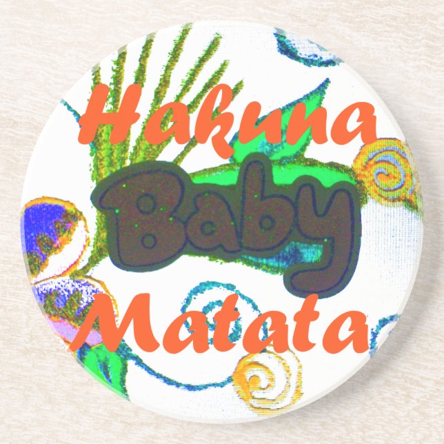 Hakuna Matata Baby.png Coaster (Front)