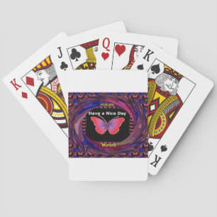 "Hakuna Matata Butterfly" Inspirational - Nice Day Playing Cards