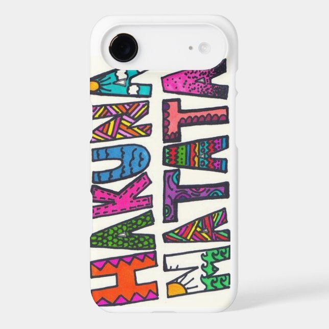 Hakuna Matata Case-Mate iPhone Case (Back)