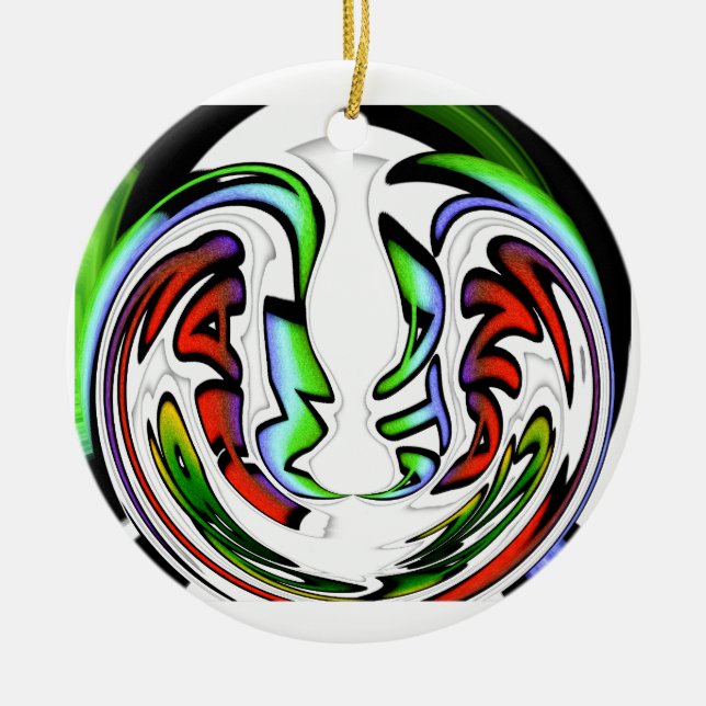 Hakuna Matata Ceramic Tree Decoration (Front)