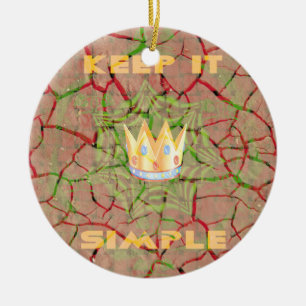 Hakuna matata ceramic tree decoration