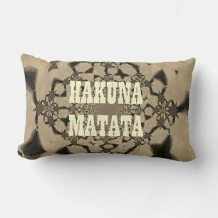 Hakuna Matata Classic Home Decor Cotton Lumbar Cushion