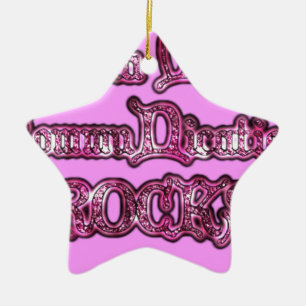 Hakuna Matata Communication ROCKS Art Print Ceramic Tree Decoration