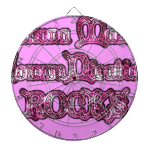 Hakuna Matata Communication ROCKS Art Print Dartboard