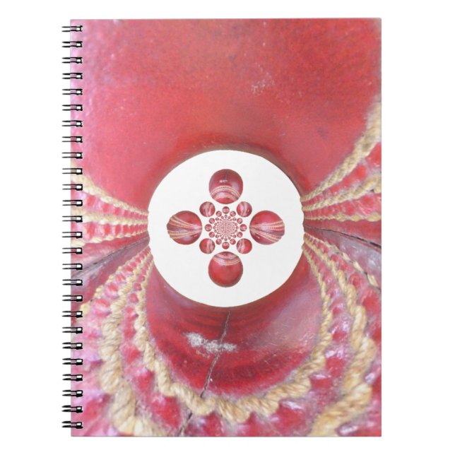 Hakuna matata cricket balls designs spiral notebook (Front)