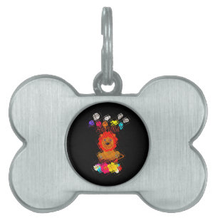 Hakuna Matata cute baby lion king Pet Name Tag
