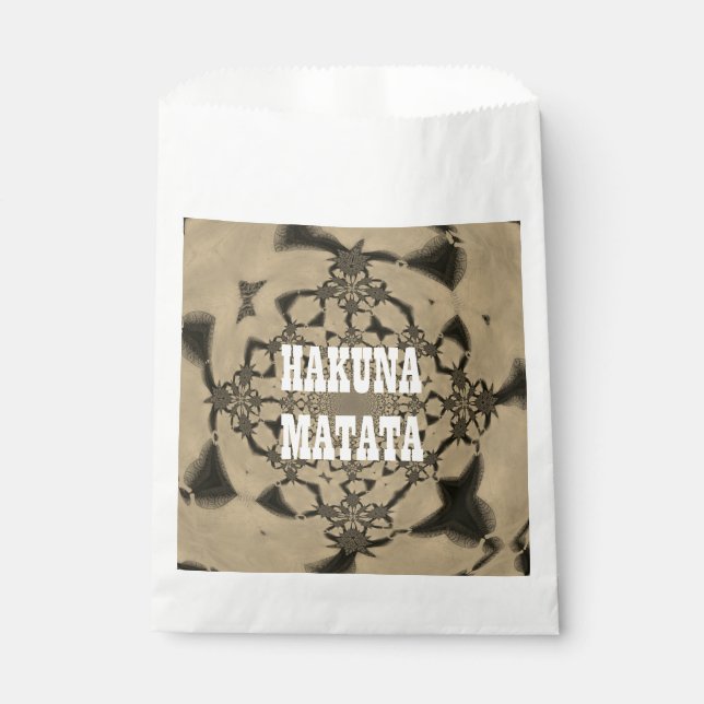 Hakuna Matata Favour Bags (Front)