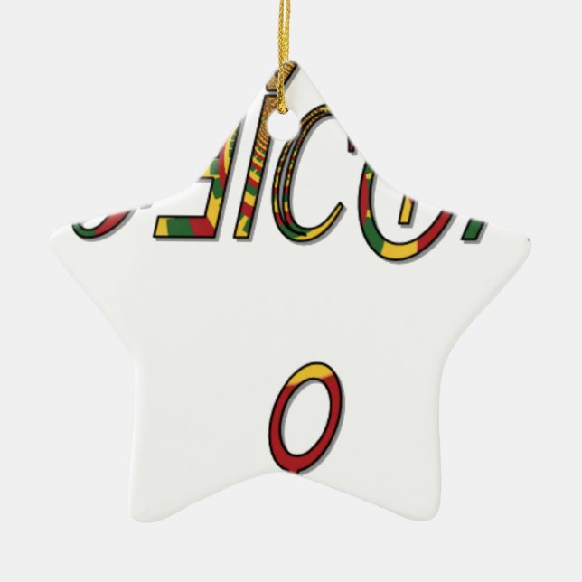 Hakuna Matata Female Official Gifts.png Ceramic Tree Decoration (Front)