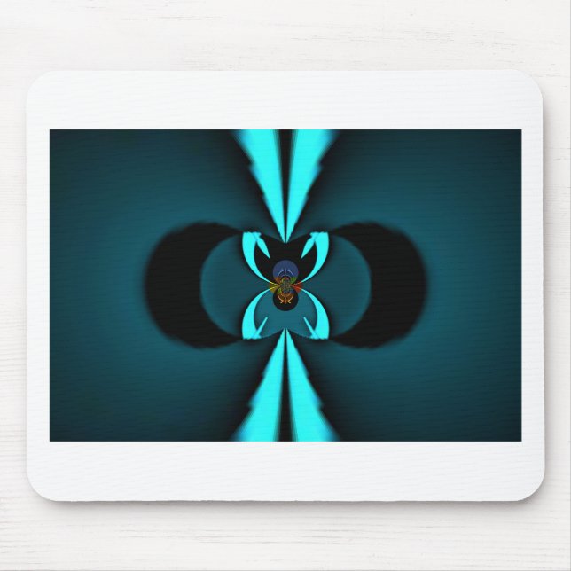 Hakuna Matata Gifts Blue Shield Mouse Pad (Front)