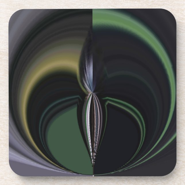 Hakuna Matata Girly Gifts Aurora Silver Lining she Coaster (Front)