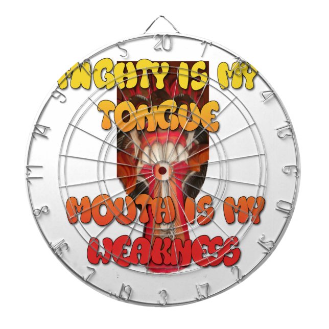 Hakuna Matata HAkuna Matata Big Mouth. Dartboard (Front)