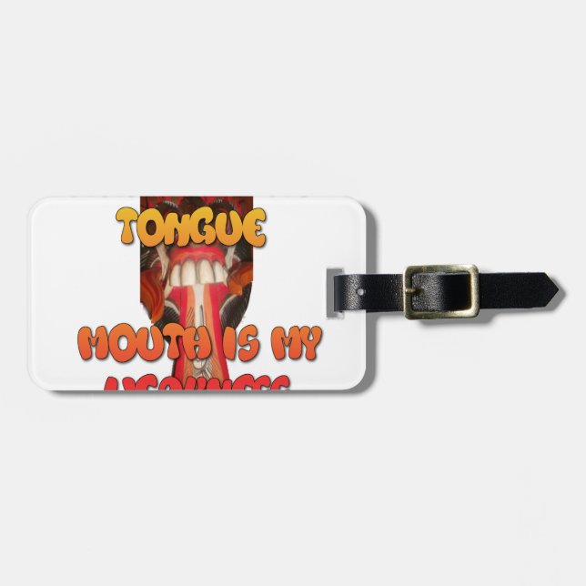 Hakuna Matata HAkuna Matata Big Mouth. Luggage Tag (Front Horizontal)