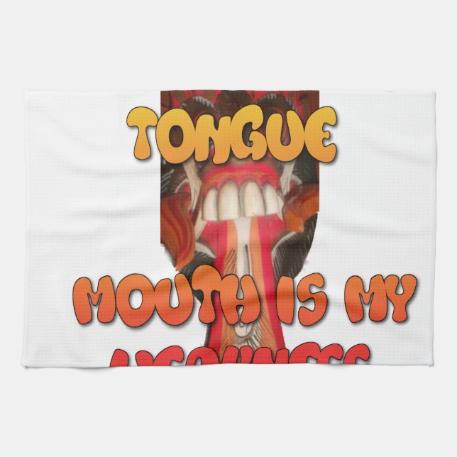 Hakuna Matata HAkuna Matata Big Mouth. Tea Towel (Horizontal)