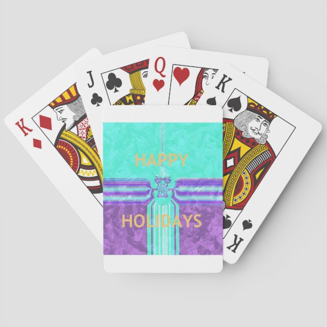 Hakuna Matata Happy Holidays Playing Cards (Back)