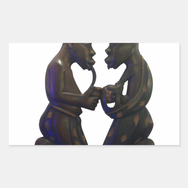 Hakuna Matata Having fun Old School is the best Rectangular Sticker (Front)