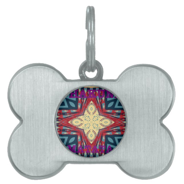 Hakuna Matata Hope disign Pet Tag (Front)