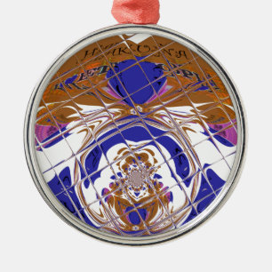 Hakuna Matata I love  Ethiopia Colour design.png Metal Tree Decoration