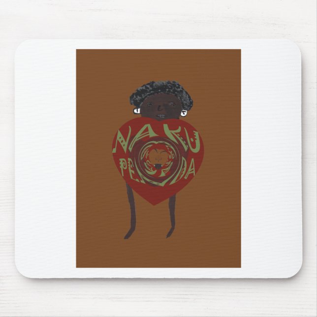 Hakuna Matata I love you Nakupenda Kenya Swahili A Mouse Pad (Front)