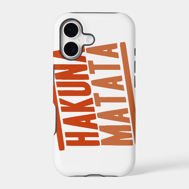 Hakuna Matata iPhone Case (Back)