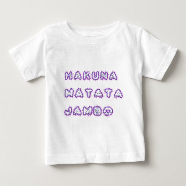 HAKUNA MATATA JAMBO GIFTS BABY T-Shirt (Front)