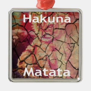 Hakuna Matata.JPG Metal Tree Decoration