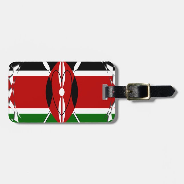 Hakuna matata Karaibu Kenya Luggage Tag (Front Horizontal)