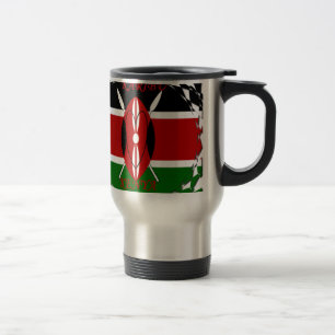 Hakuna matata Karaibu Kenya Travel Mug