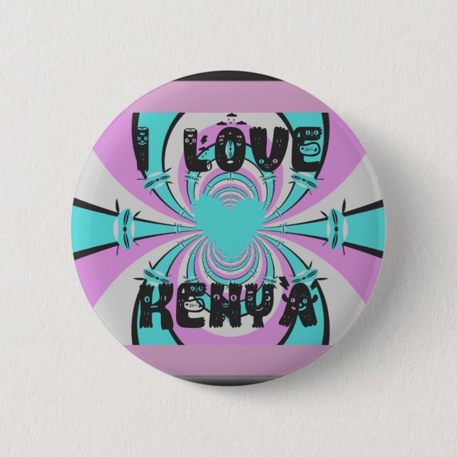 Hakuna Matata Kenya 6 Cm Round Badge (Front)