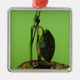 Hakuna Matata Kenya Maasai.JPG Metal Tree Decoration