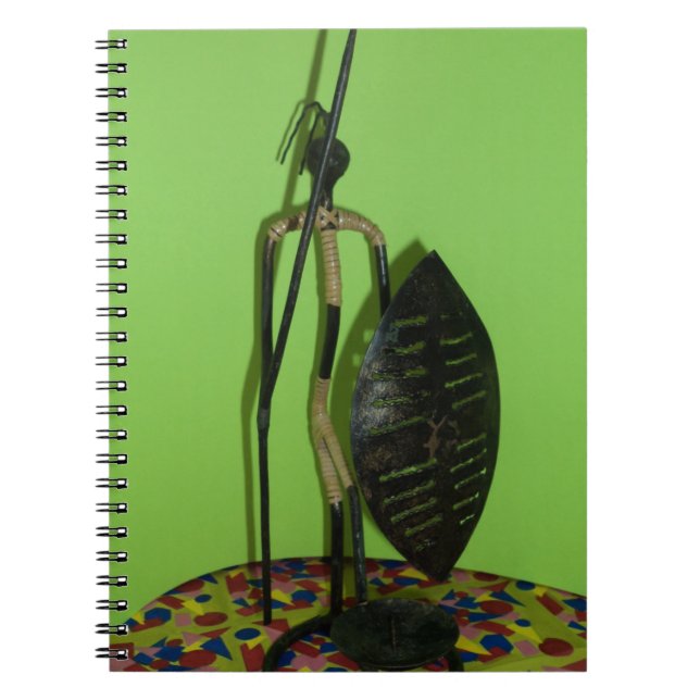 Hakuna Matata Kenya Maasai.JPG Spiral Notebook (Front)