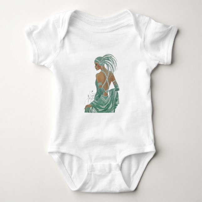 Hakuna Matata Ladies Going Green.png Baby Bodysuit (Front)