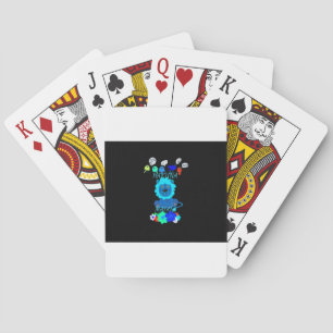 Hakuna Matata Lion Art Print Playing Cards
