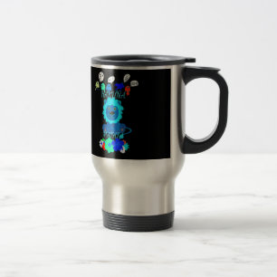 Hakuna Matata Lion Art Print Travel Mug