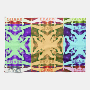 Hakuna Matata lions gift Tea Towel