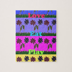 Hakuna Matata Love Eat Play.png Jigsaw Puzzle