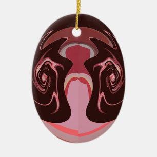 Hakuna matata maskman colours ceramic tree decoration