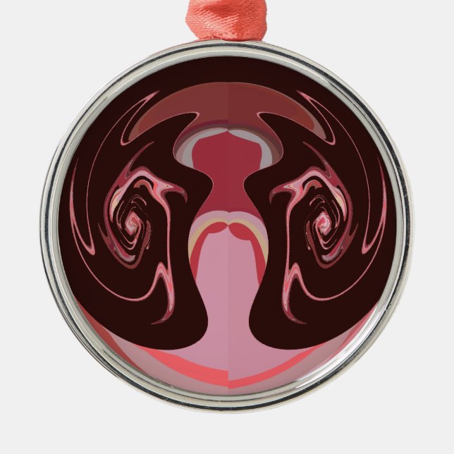 Hakuna matata maskman colours metal tree decoration (Front)