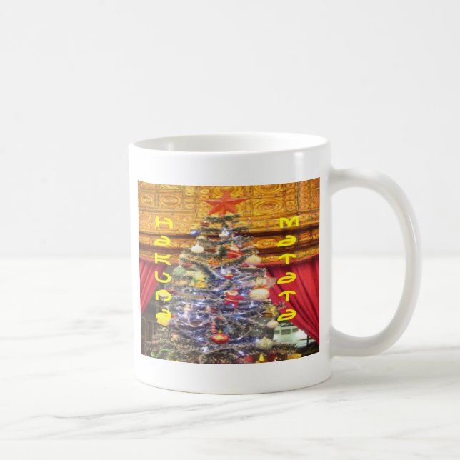 Hakuna Matata Merry Christmas & a Happy New Year.p Coffee Mug (Right)
