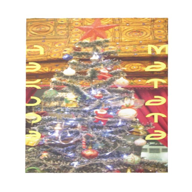 Hakuna Matata Merry Christmas & a Happy New Year.p Notepad (Front)