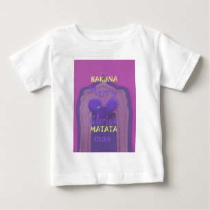 Hakuna Matata Merry Christmas Love  Design.jpg Baby T-Shirt
