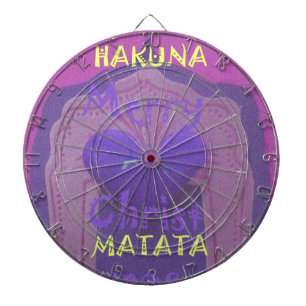 Hakuna Matata Merry Christmas Love  Design.jpg Dartboard