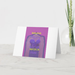 Hakuna Matata Merry Christmas Love Design.jpg Holiday Card