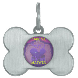 Hakuna Matata Merry Christmas Love Design.jpg Pet Tag