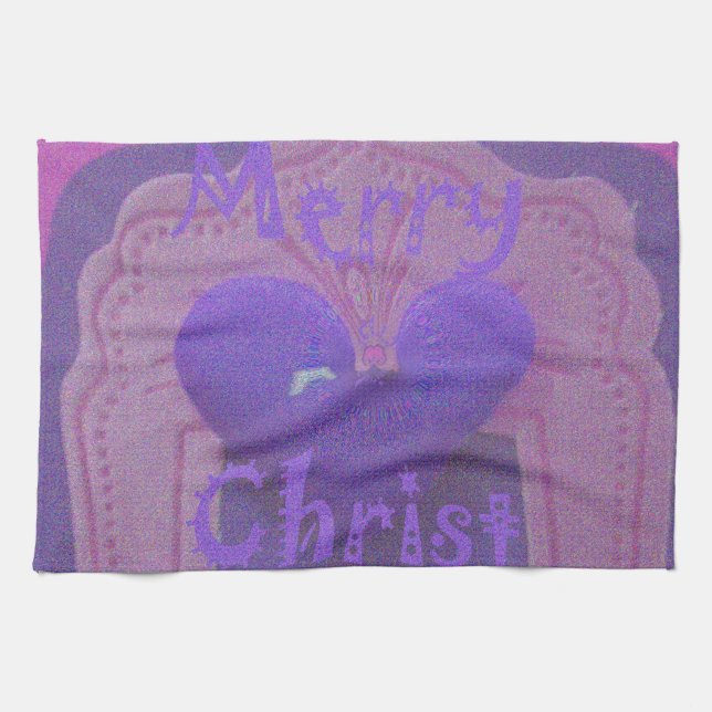 Hakuna Matata Merry Christmas Love  Design.jpg Tea Towel (Horizontal)