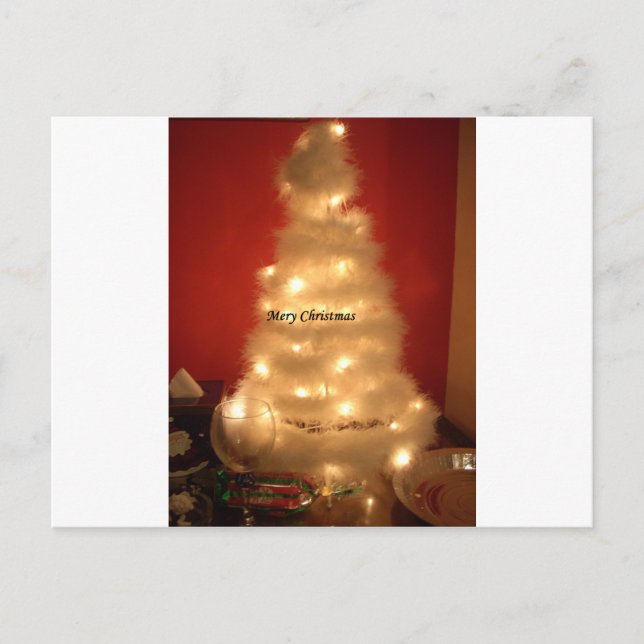Hakuna Matata Merry Christmas white Holiday Postcard (Front)