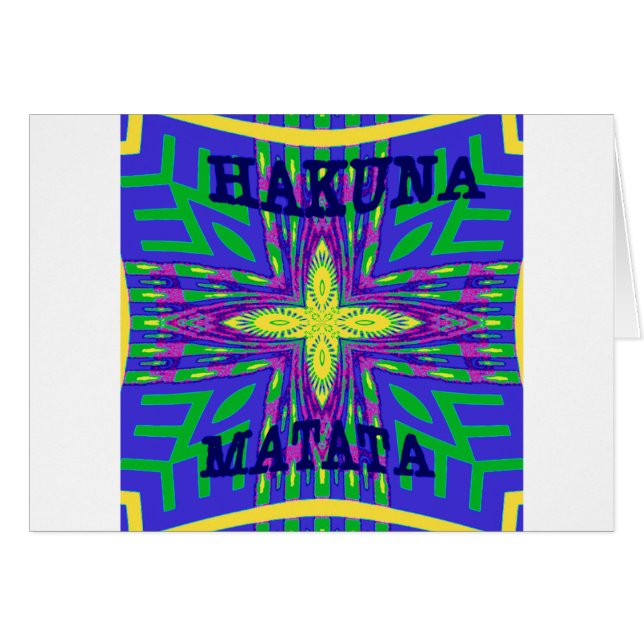 Hakuna matata Mombasa Kanga (Front Horizontal)