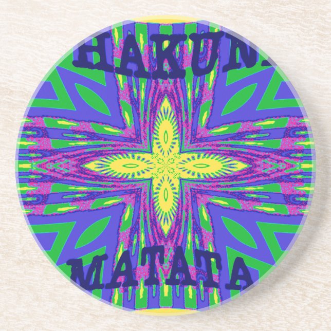 Hakuna matata Mombasa Kanga Coaster (Front)