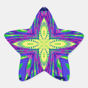 Hakuna matata Mombasa Kanga Star Sticker